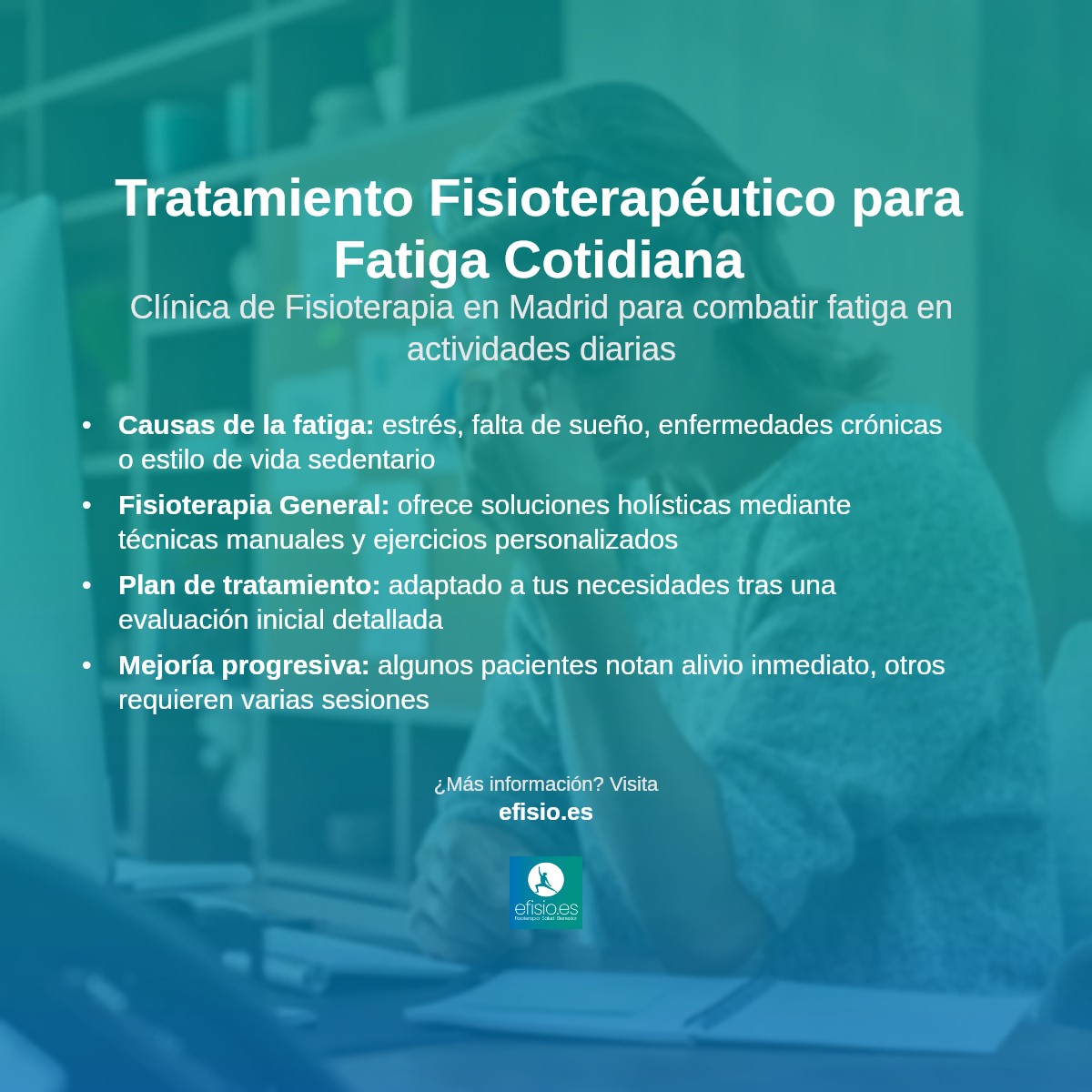 Imagen resumen sobre Fatiga al realizar actividades cotidianas