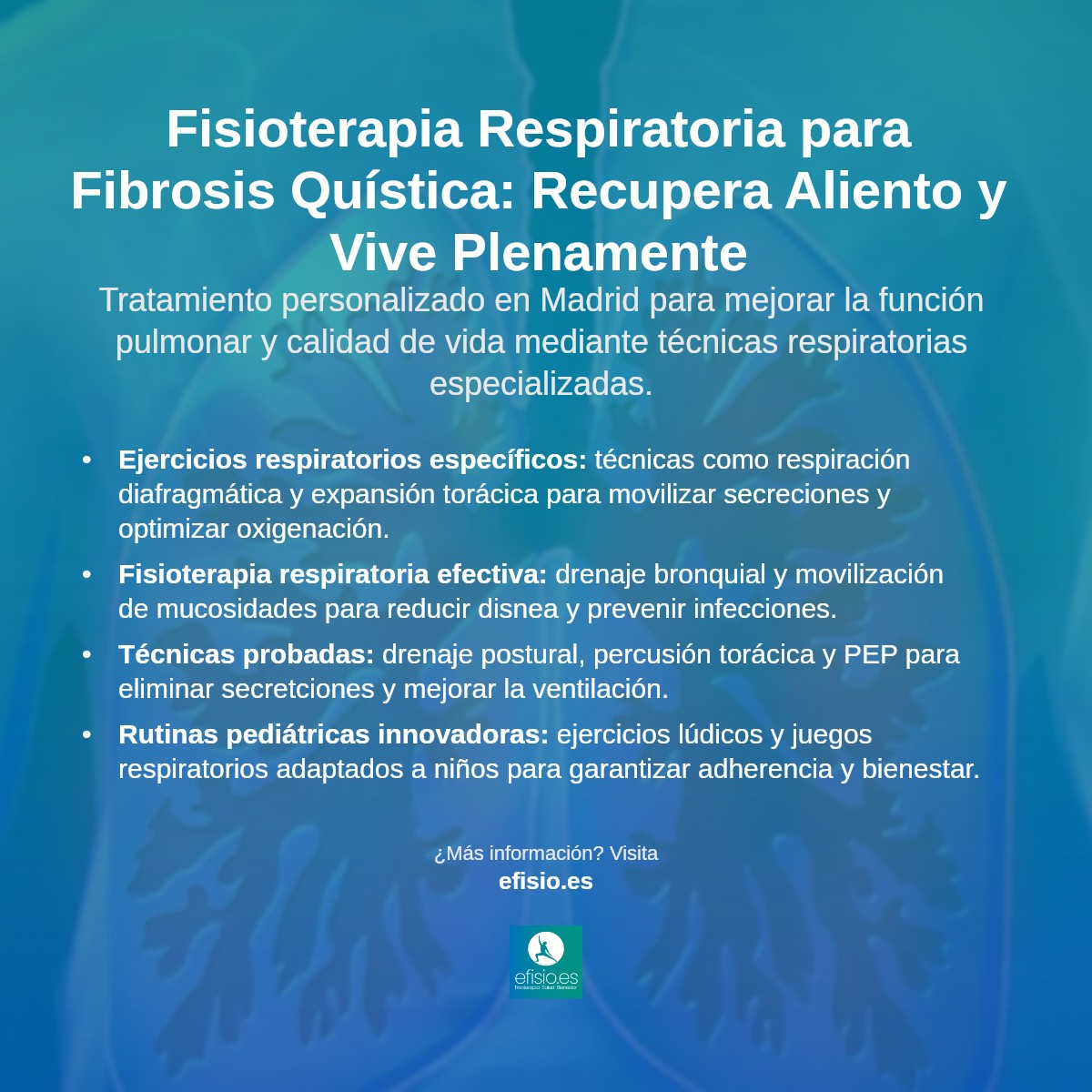 Imagen resumen sobre Fibrosis Quística
