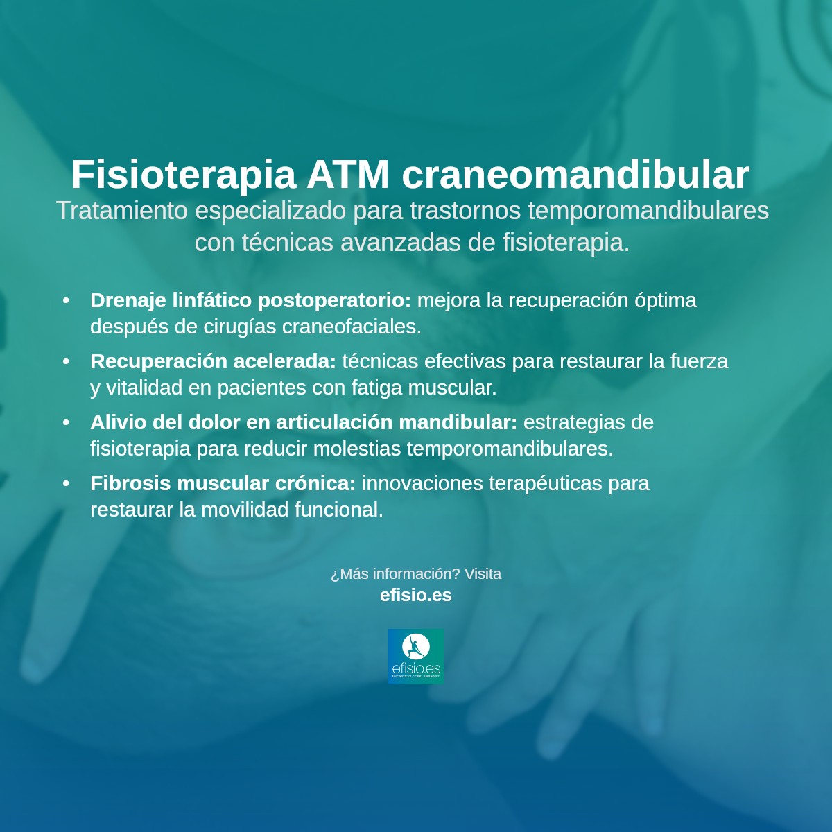 Imagen resumen sobre Fisioterapia ATM craneomandibular