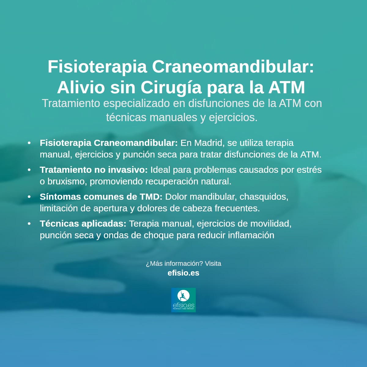 Imagen resumen sobre Fisioterapia Craneomandibular