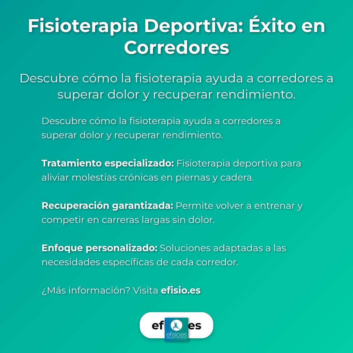 Imagen resumen sobre Fisioterapia Deportiva: Éxito en Corredores