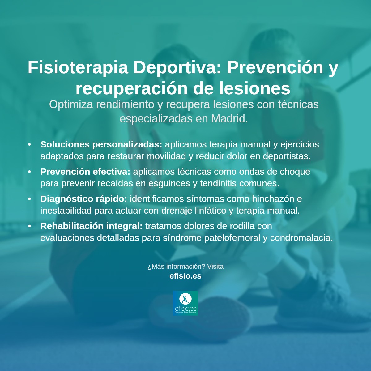 Imagen resumen sobre Fisioterapia Deportiva