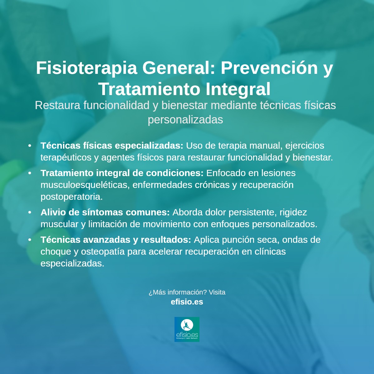 Imagen resumen sobre Fisioterapia General