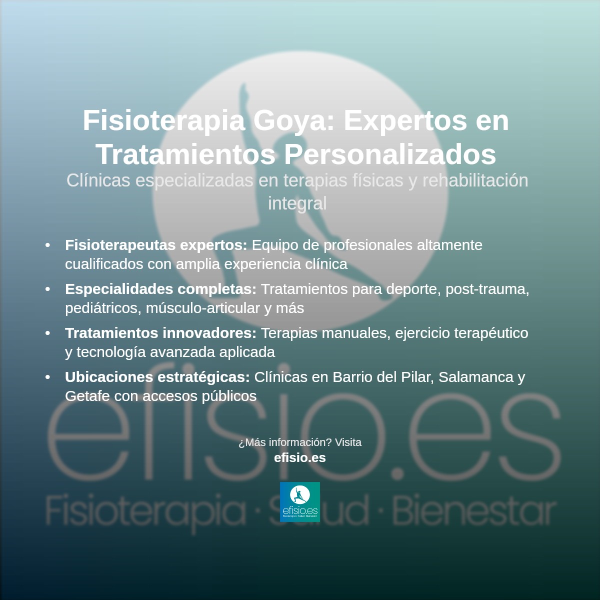 Imagen resumen sobre Fisioterapia Goya