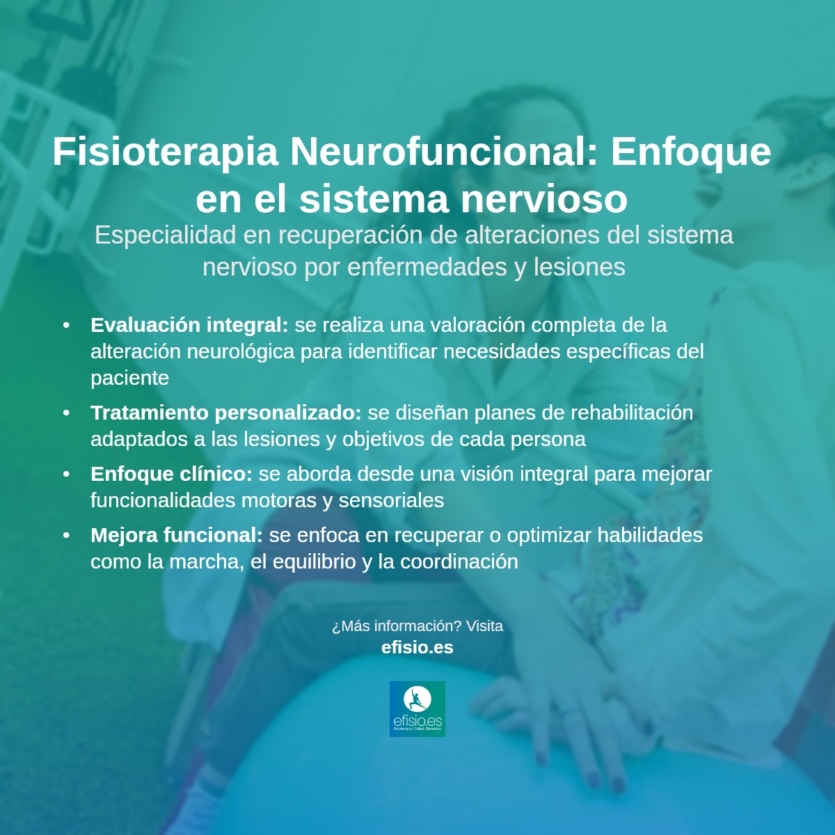 Imagen resumen sobre Fisioterapia Neurofuncional
