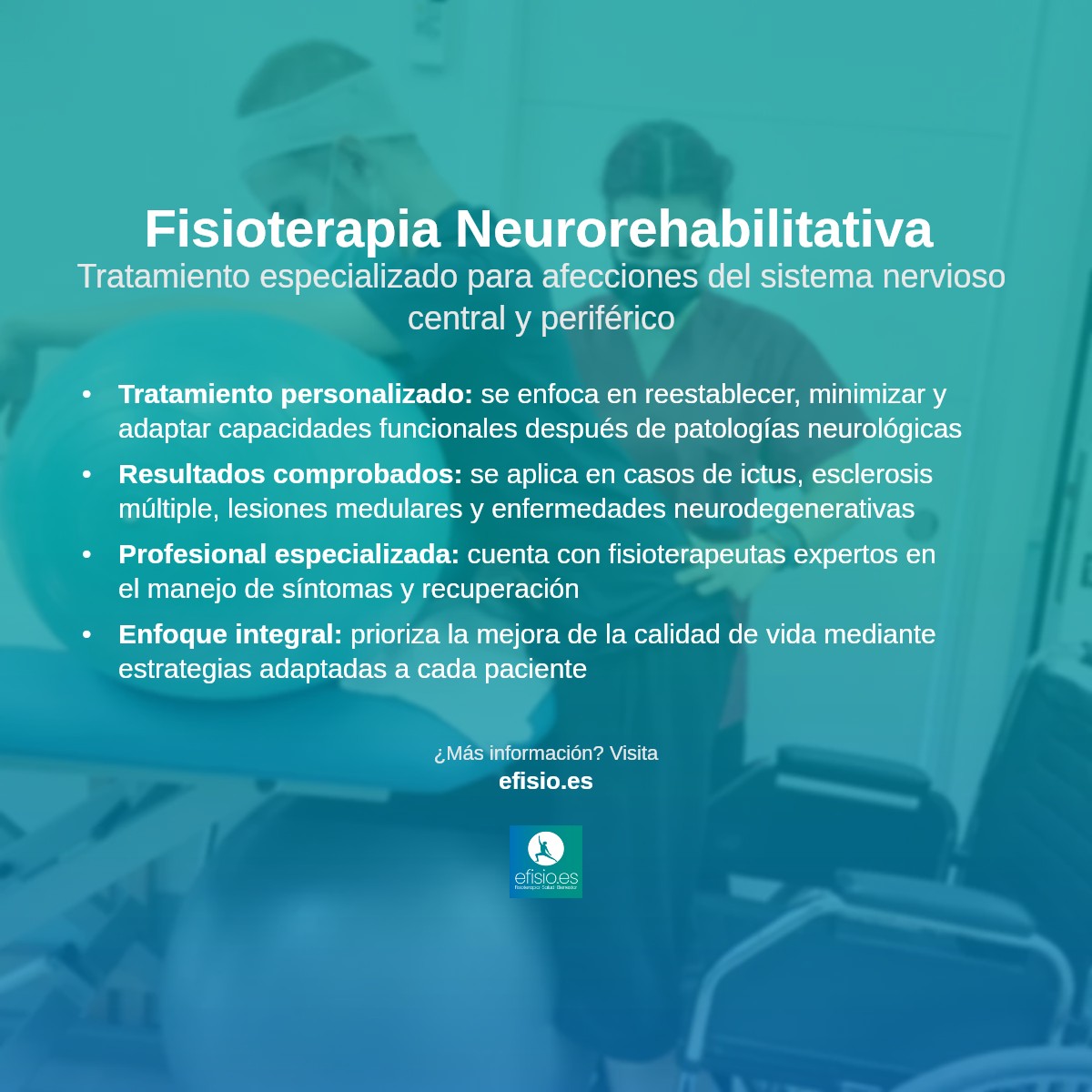 Imagen resumen sobre Fisioterapia Neurorehabilitativa