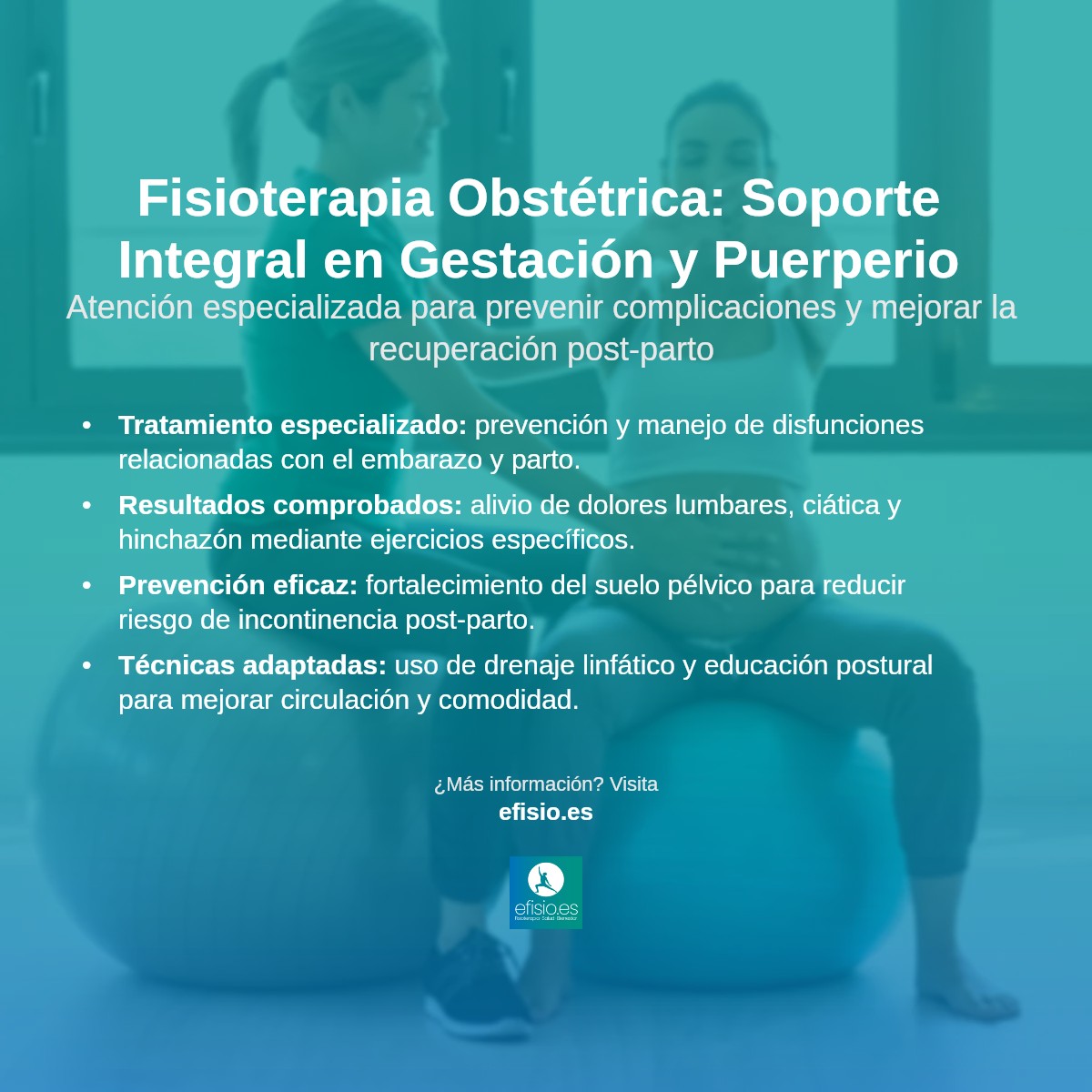 Imagen resumen sobre Fisioterapia Obstétrica