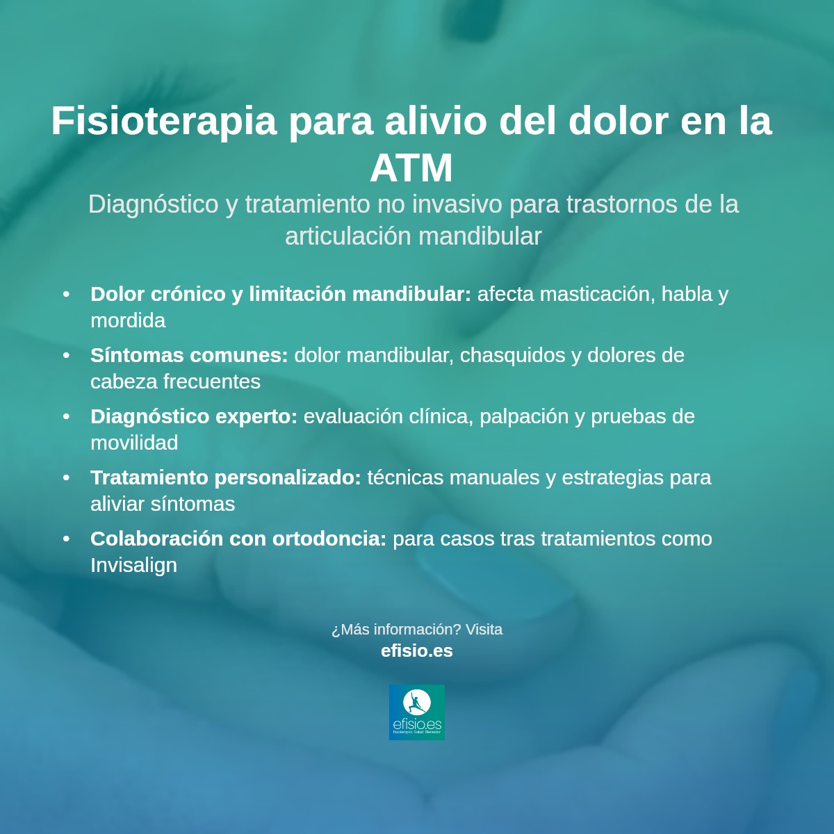 Imagen resumen sobre Fisioterapia para ATM