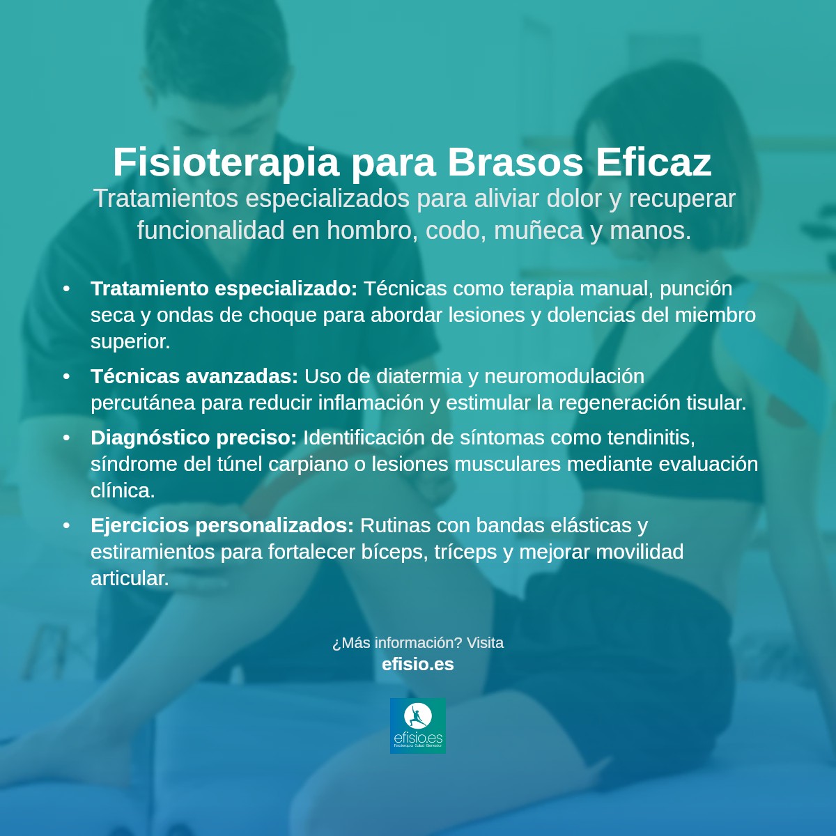 Imagen resumen sobre Fisioterapia para Brazos