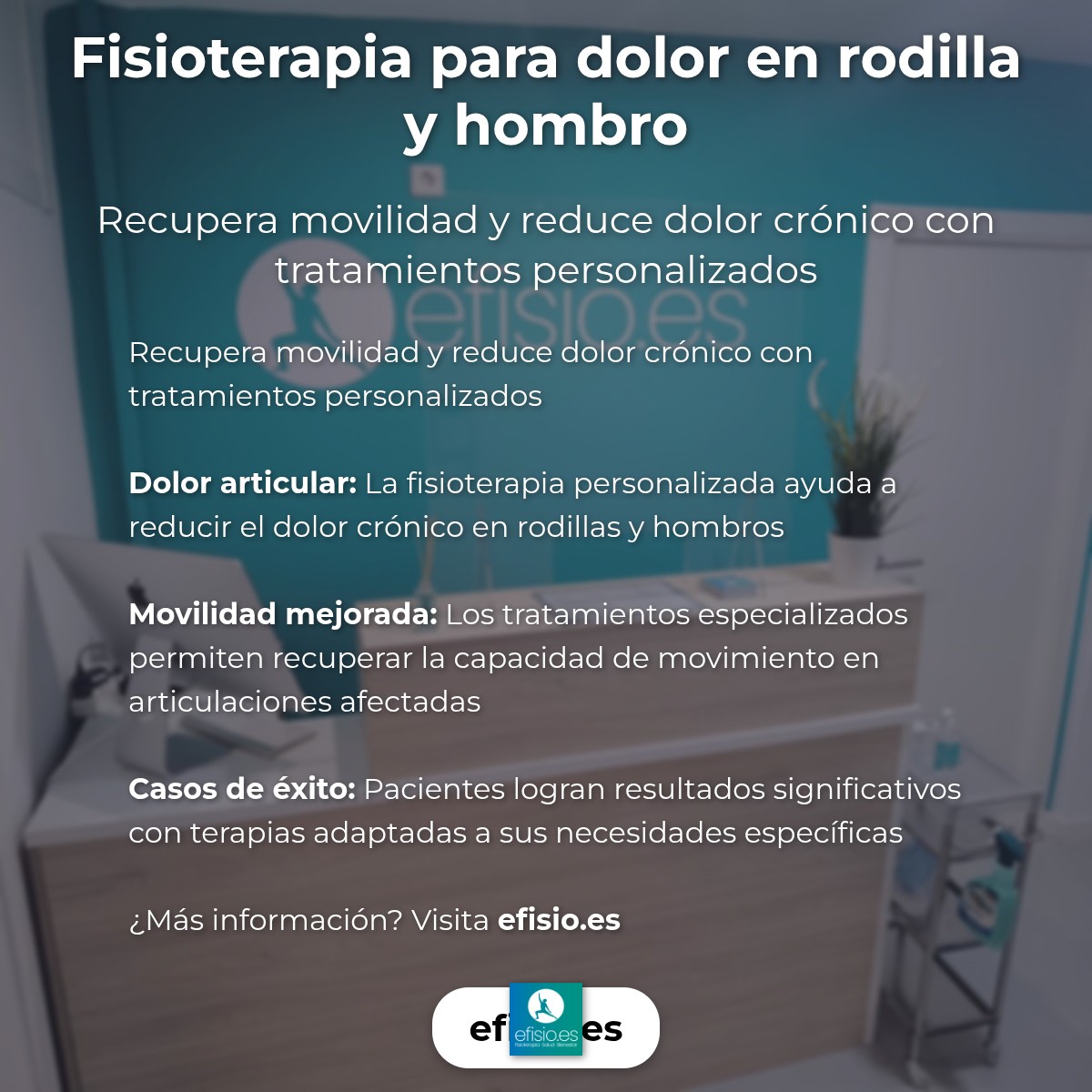 Imagen resumen sobre Fisioterapia para Dolor en Rodilla y Hombro