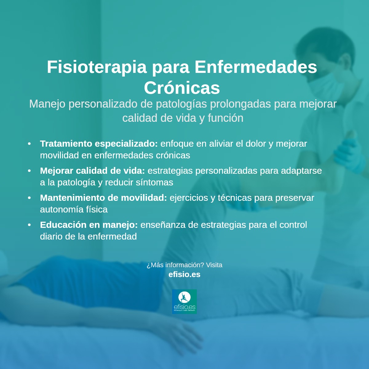 Imagen resumen sobre Fisioterapia para Enfermedades Crónicas