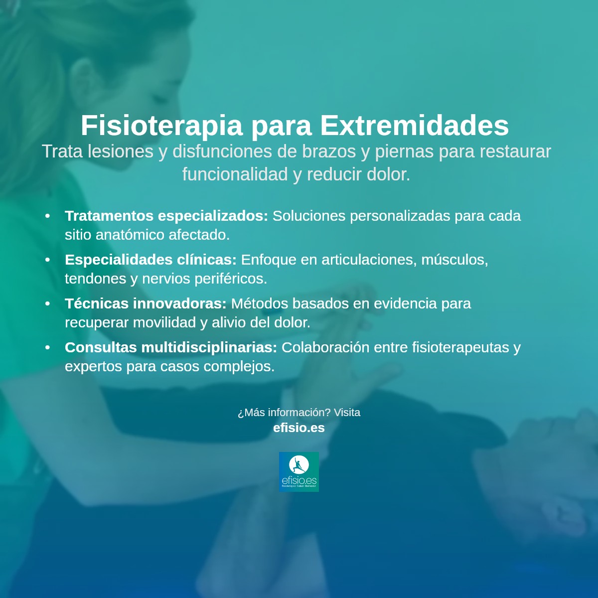 Imagen resumen sobre Fisioterapia para Extremidades