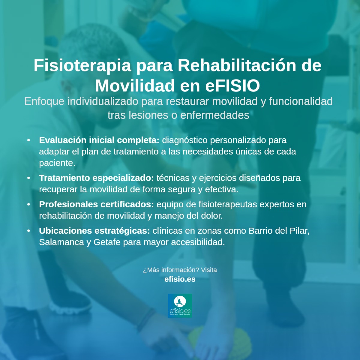 Imagen resumen sobre Fisioterapia para Rehabilitación de Movilidad