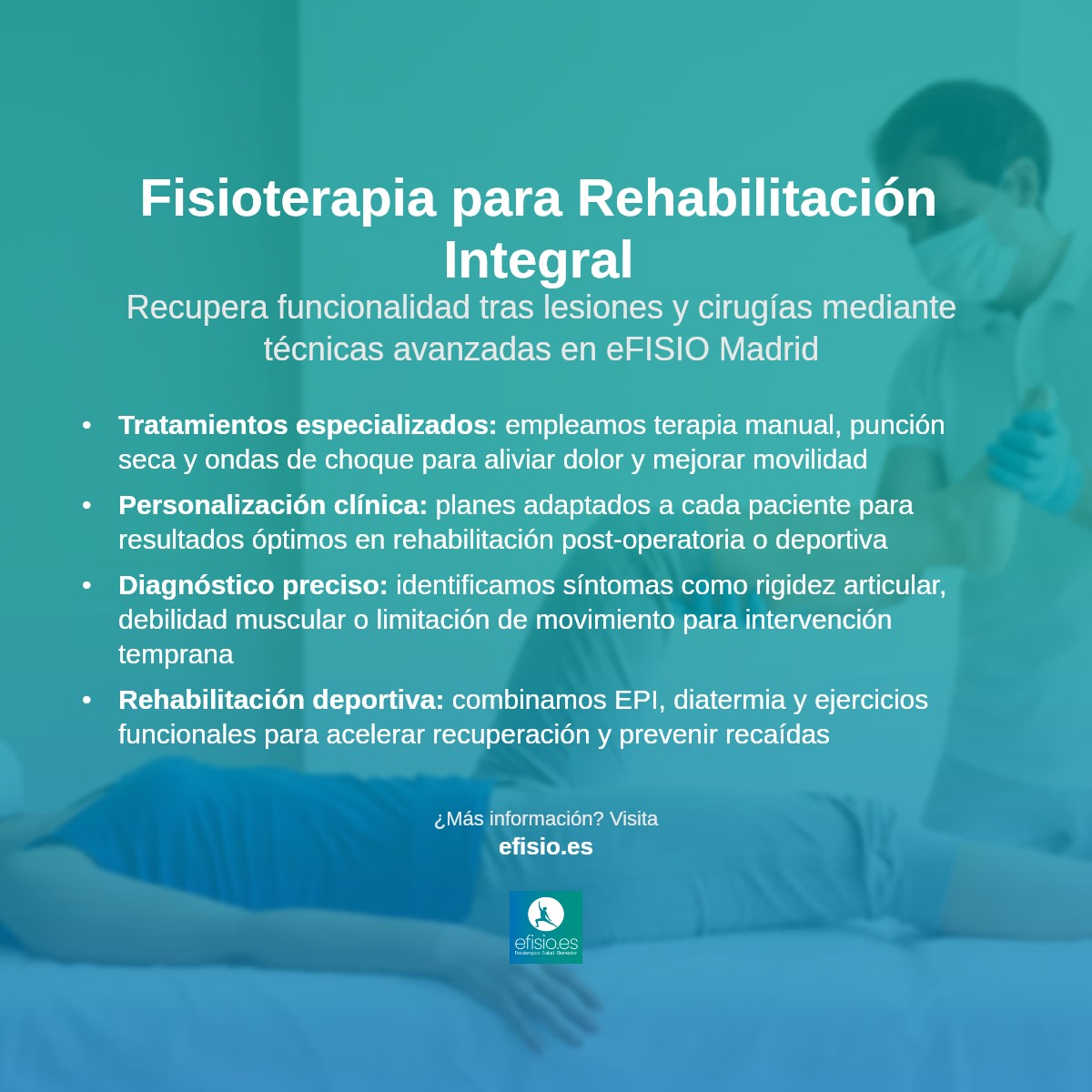 Imagen resumen sobre Fisioterapia para Rehabilitación