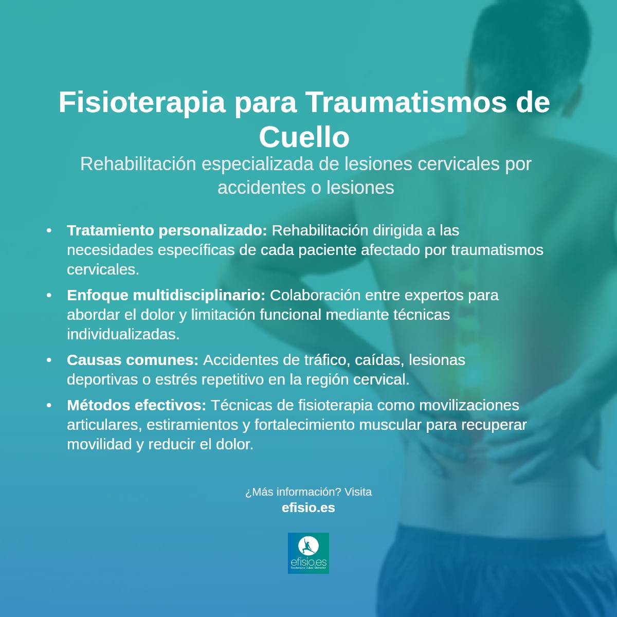 Imagen resumen sobre Fisioterapia para Traumatismos de Cuello