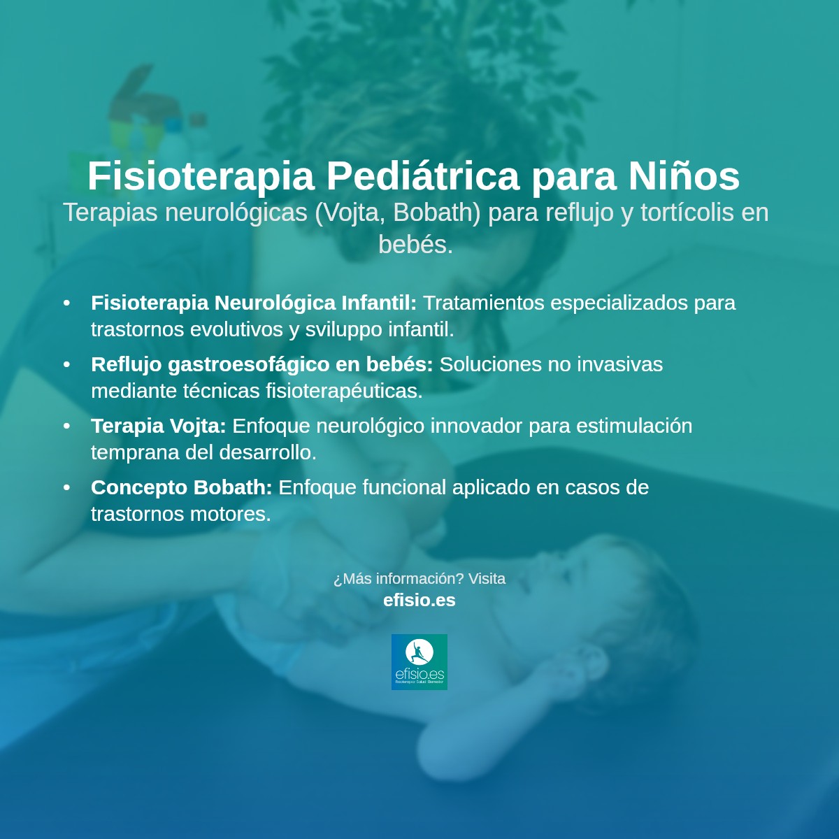 Imagen resumen sobre Fisioterapia Pediátrica