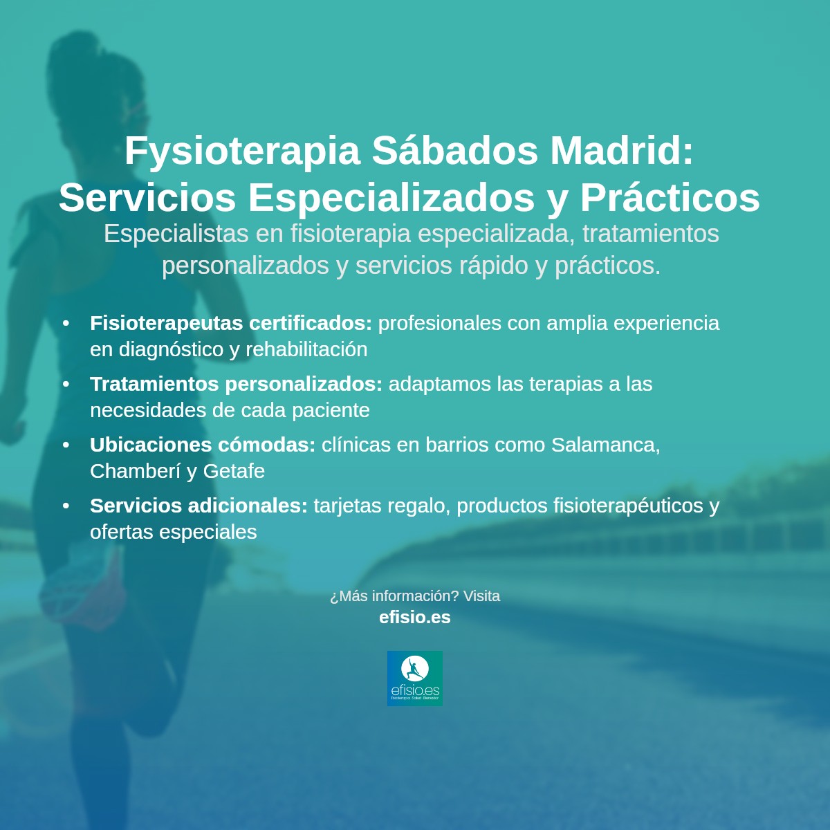 Imagen resumen sobre Fisioterapia Sábados Madrid