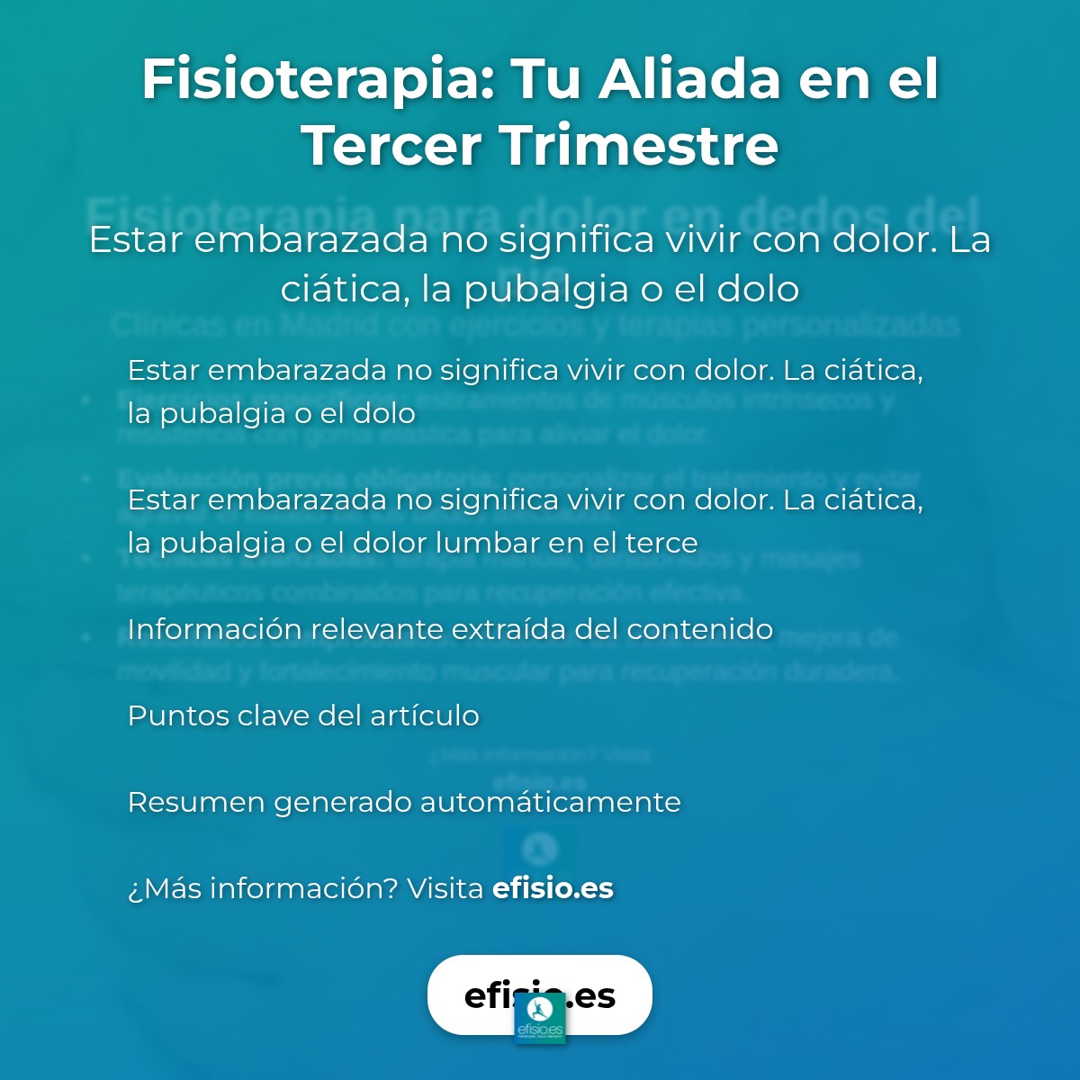 Fisioterapia: Tu Aliada en el Tercer Trimestre