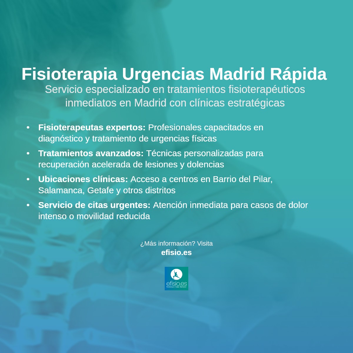 Imagen resumen sobre Fisioterapia Urgencias Madrid ?