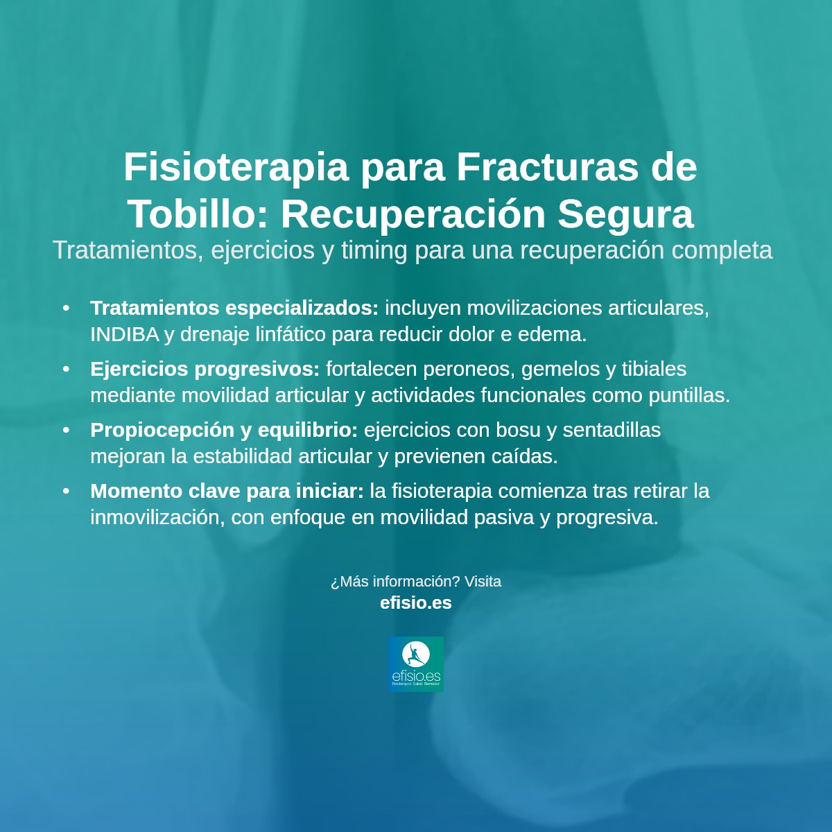 Imagen resumen sobre Fracturas de Tobillo