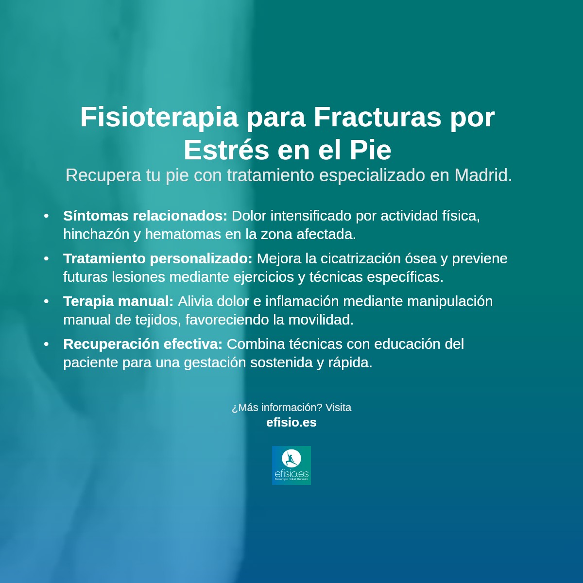Imagen resumen sobre Fracturas por Estrés en el Pie