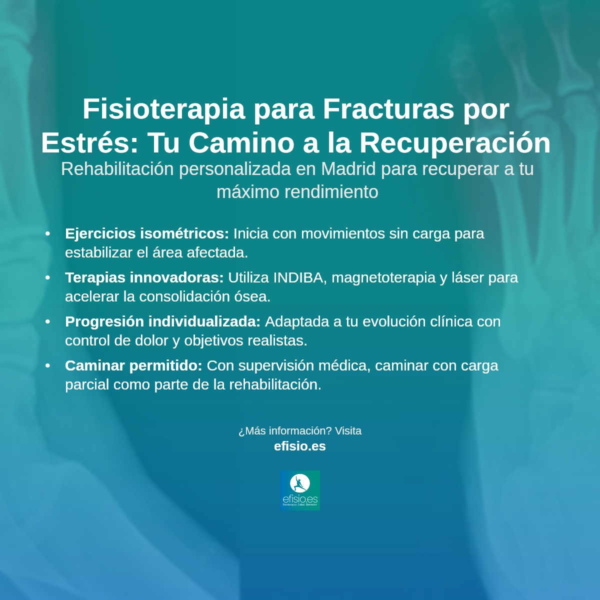 Imagen resumen sobre Fracturas por Estrés