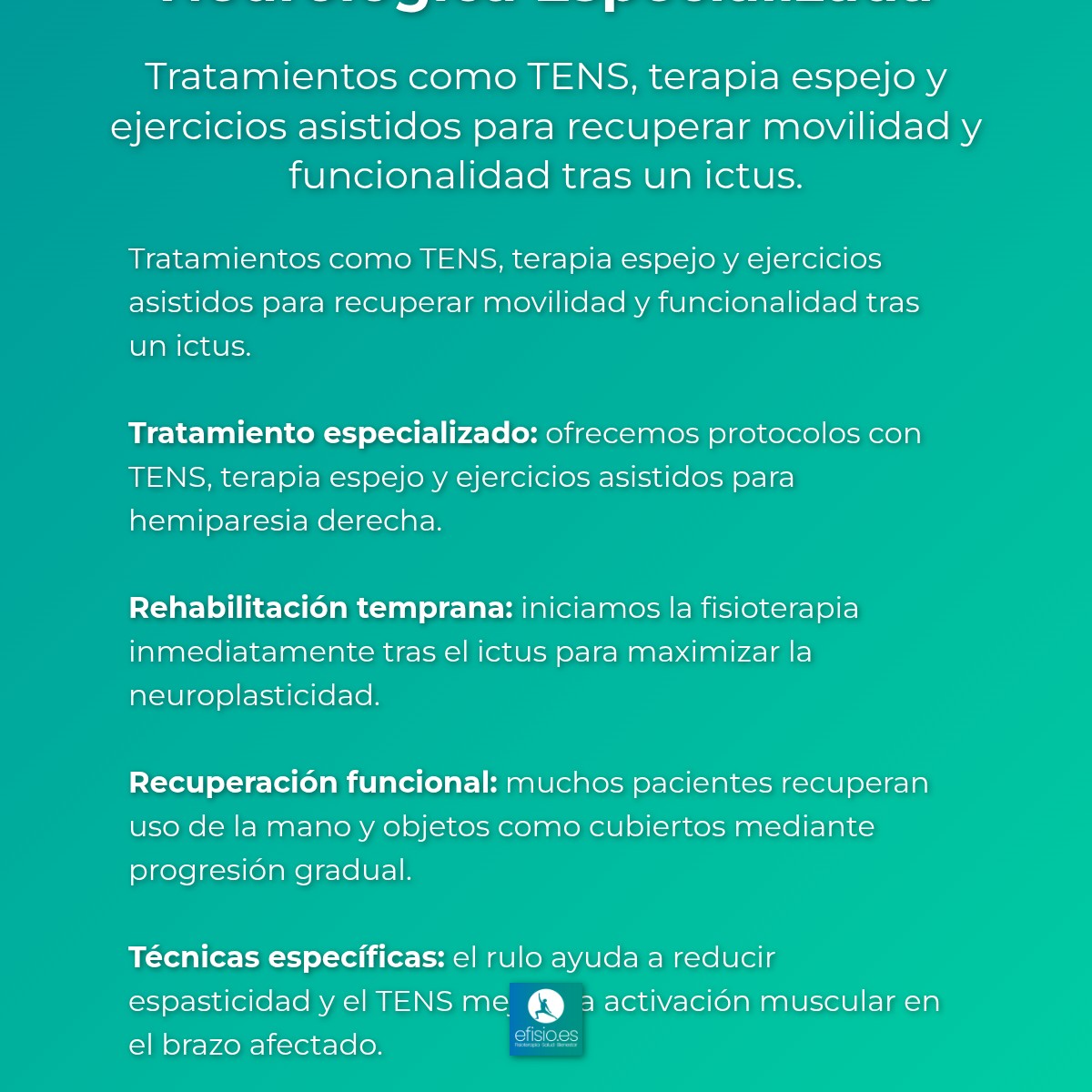 Imagen resumen sobre Hemiparesia derecha