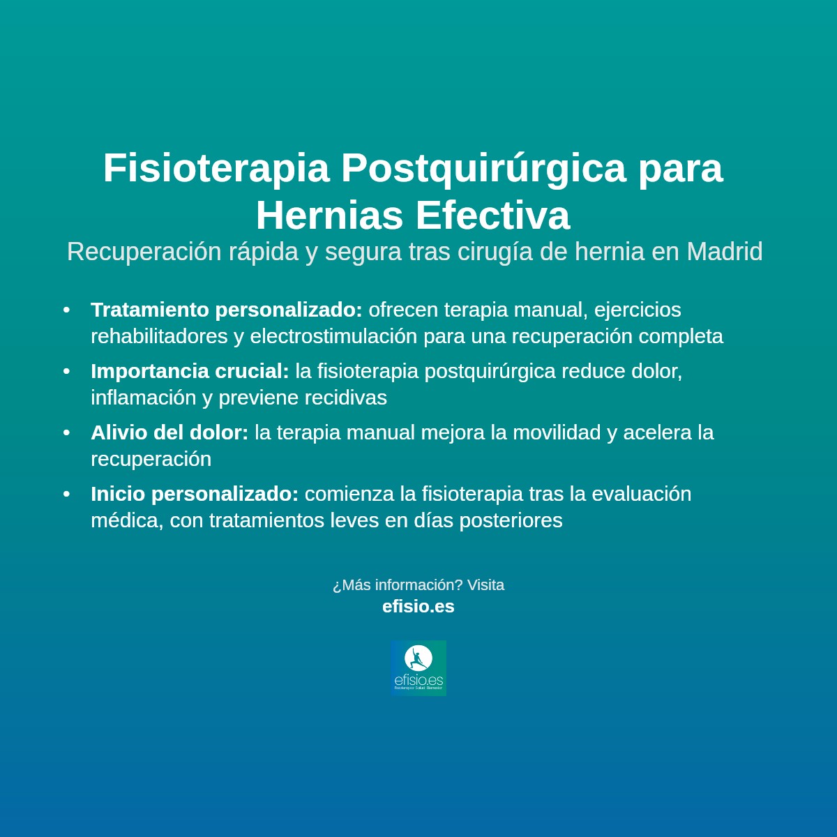 Imagen resumen sobre Hernias (Inguinales, Umbilicales, etc.)