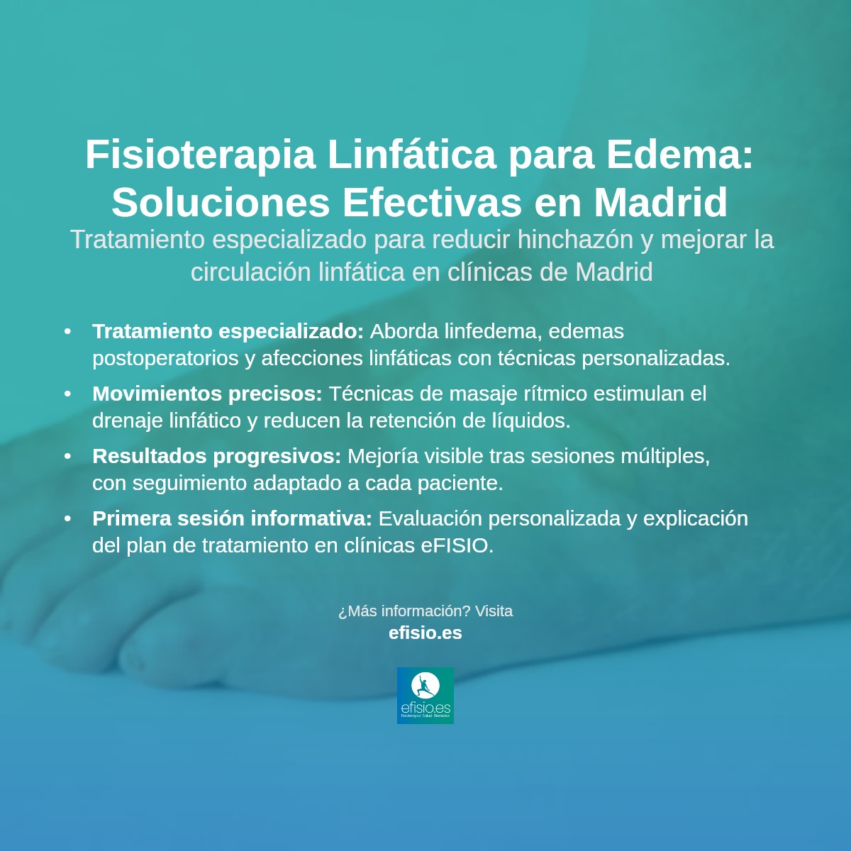 Imagen resumen sobre Hinchazón o edema