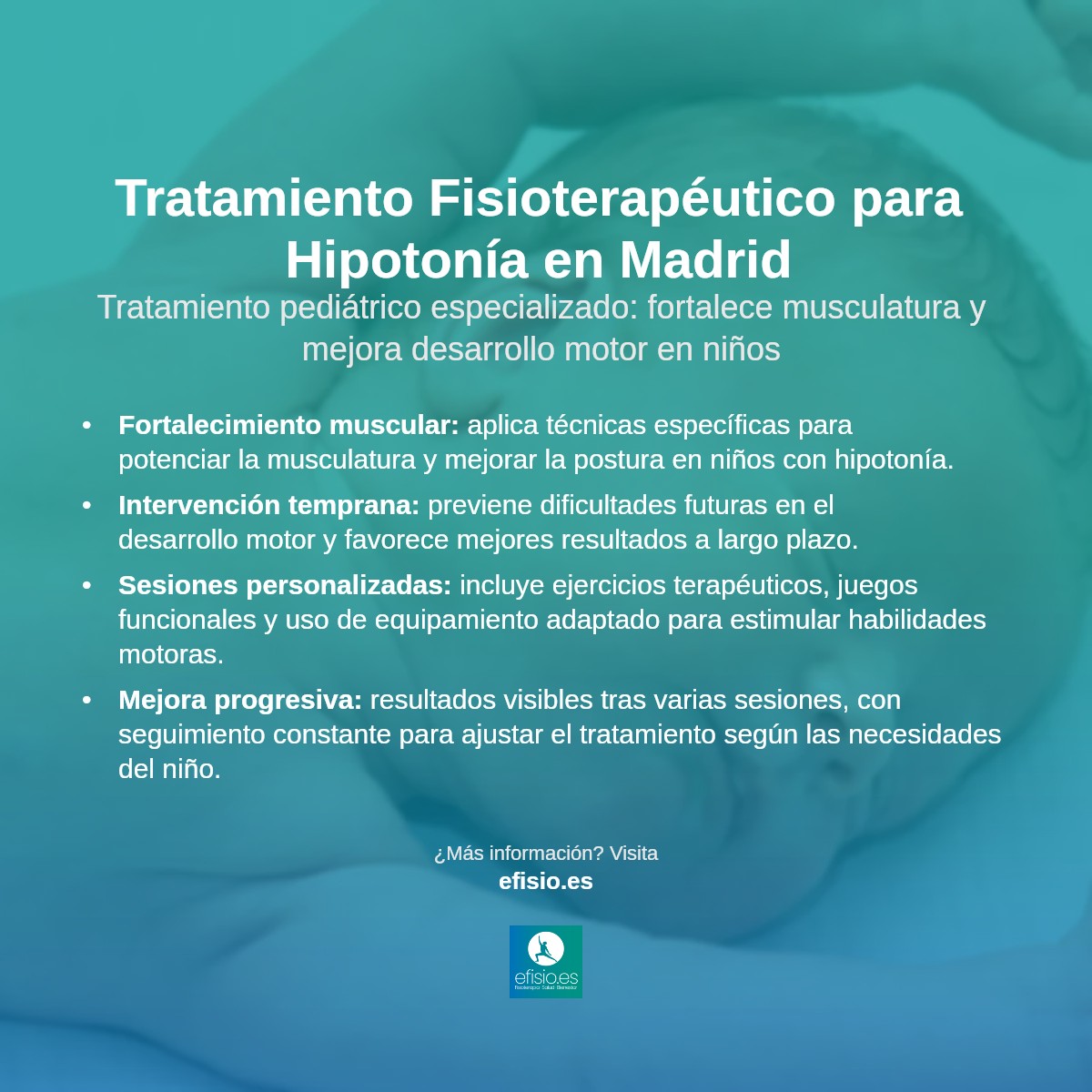 Imagen resumen sobre Hipotonía (tono muscular bajo)