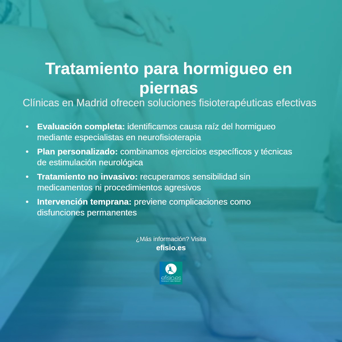 Imagen resumen sobre Hormigueo en las piernas