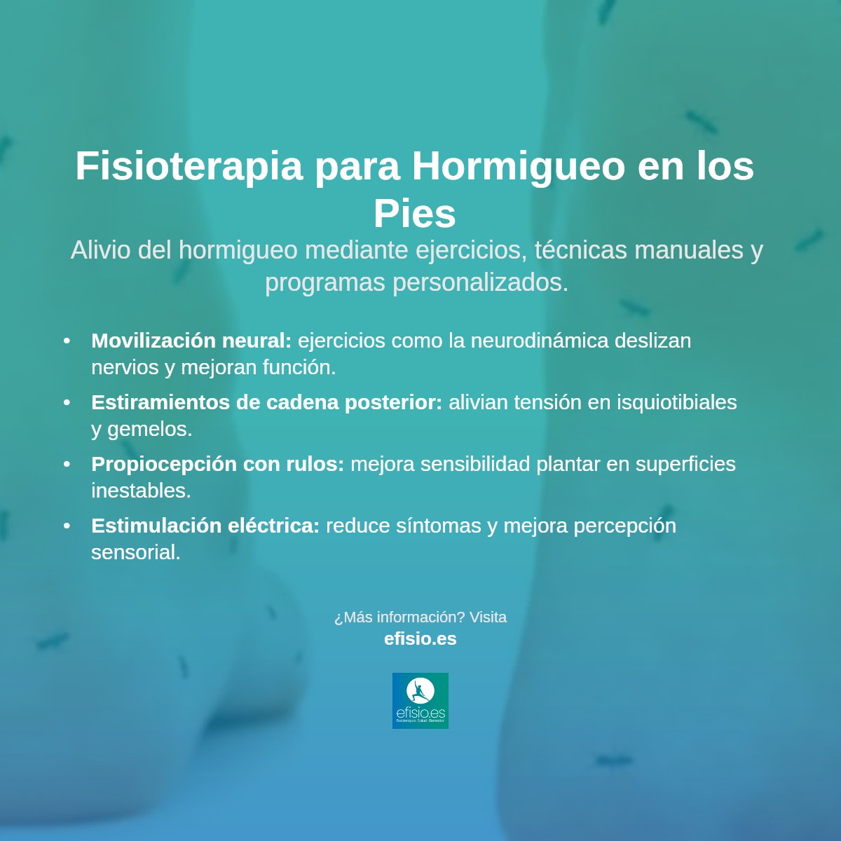 Imagen resumen sobre Hormigueo en los pies