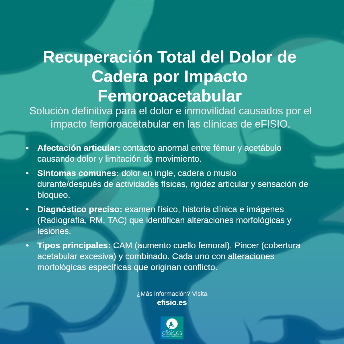 Imagen resumen sobre Impacto femoroacetabular