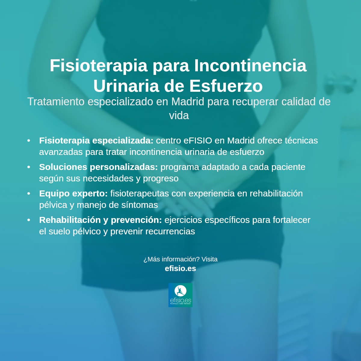 Imagen resumen sobre Incontinencia Urinaria de Esfuerzo