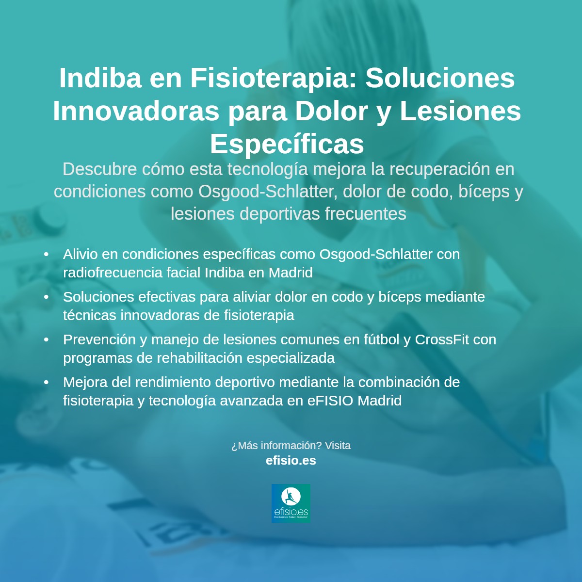 Imagen resumen sobre Indiba en Fisioterapia
