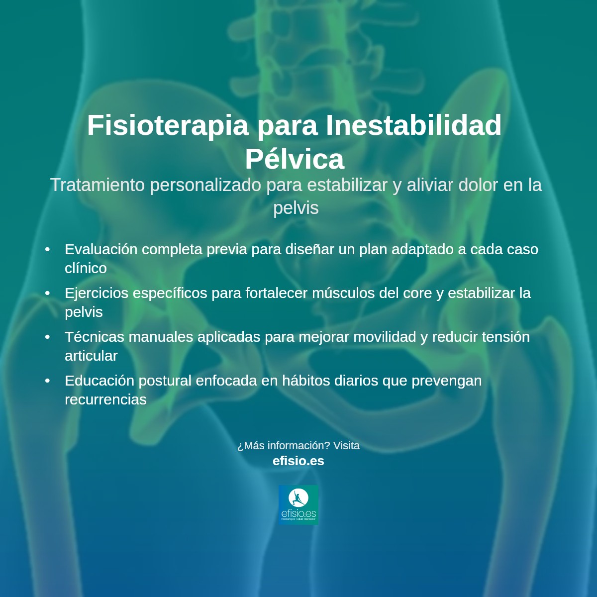 Imagen resumen sobre Inestabilidad Pélvica