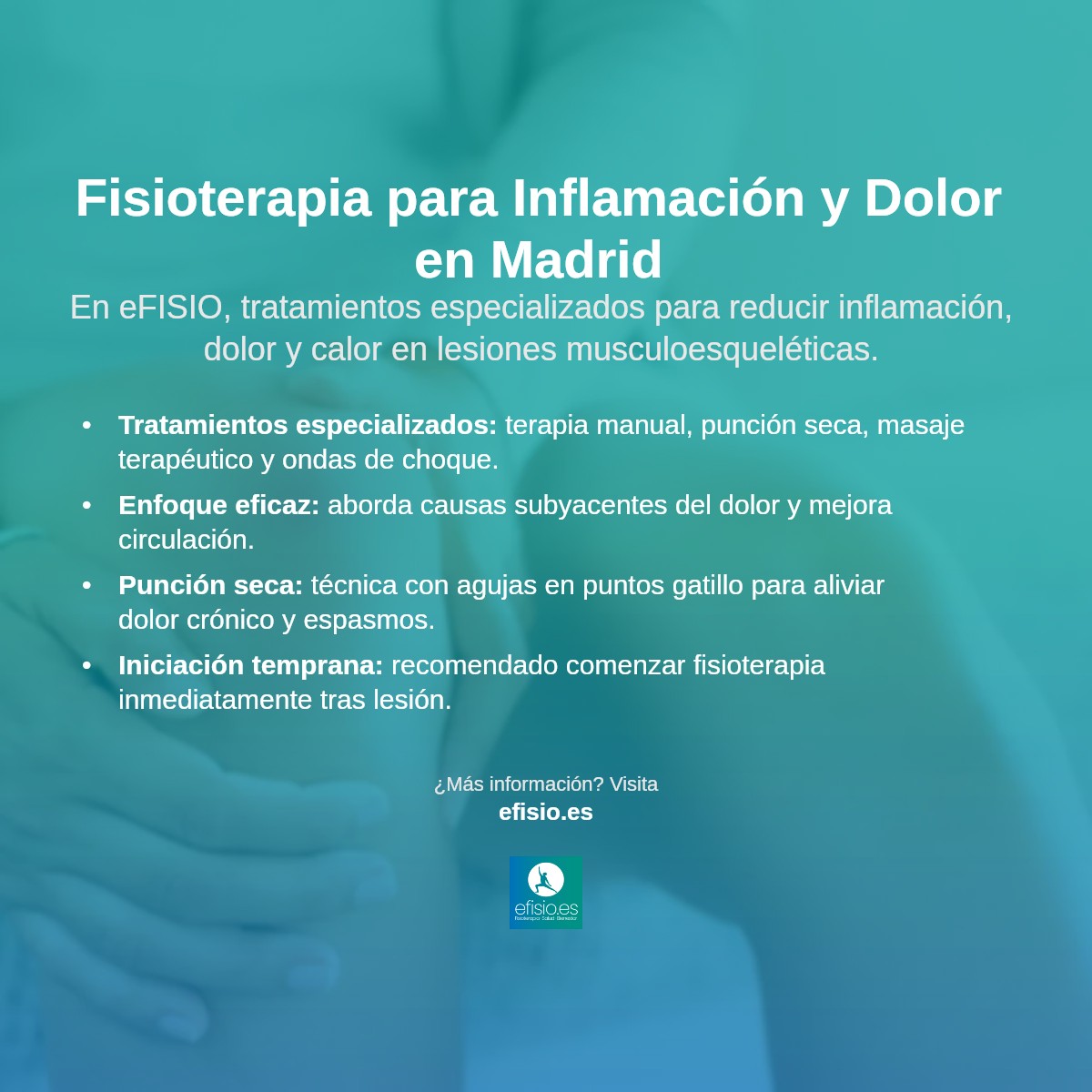 Imagen resumen sobre Inflamación Fuerte, Dolor y Calor