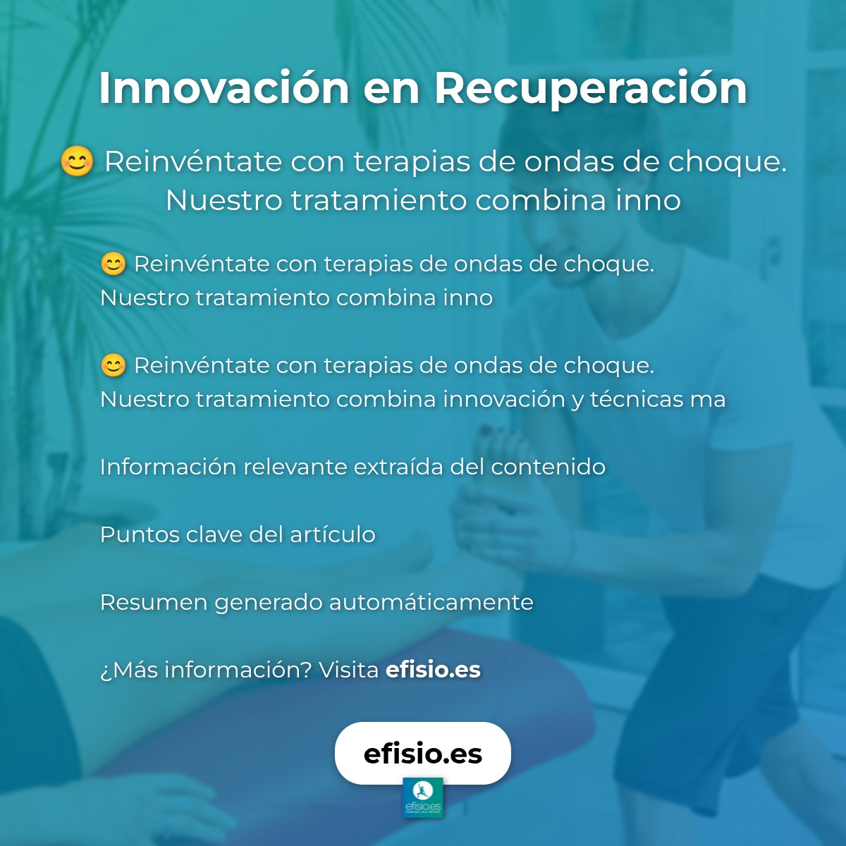Innovación en Recuperación