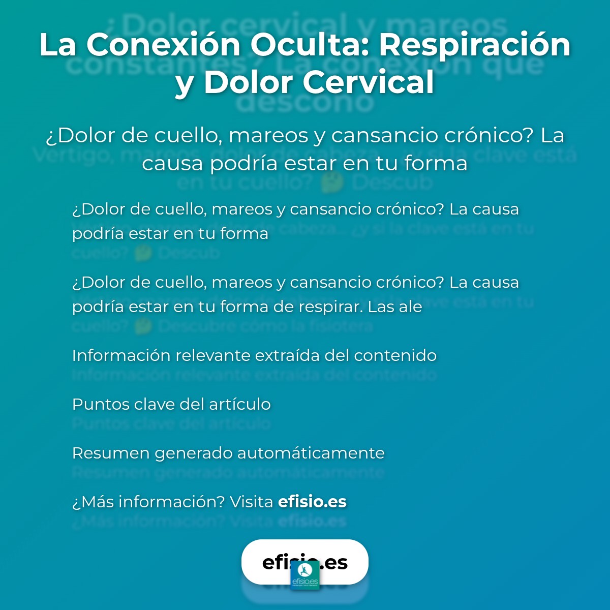 La Conexión Oculta: Respiración y Dolor Cervical