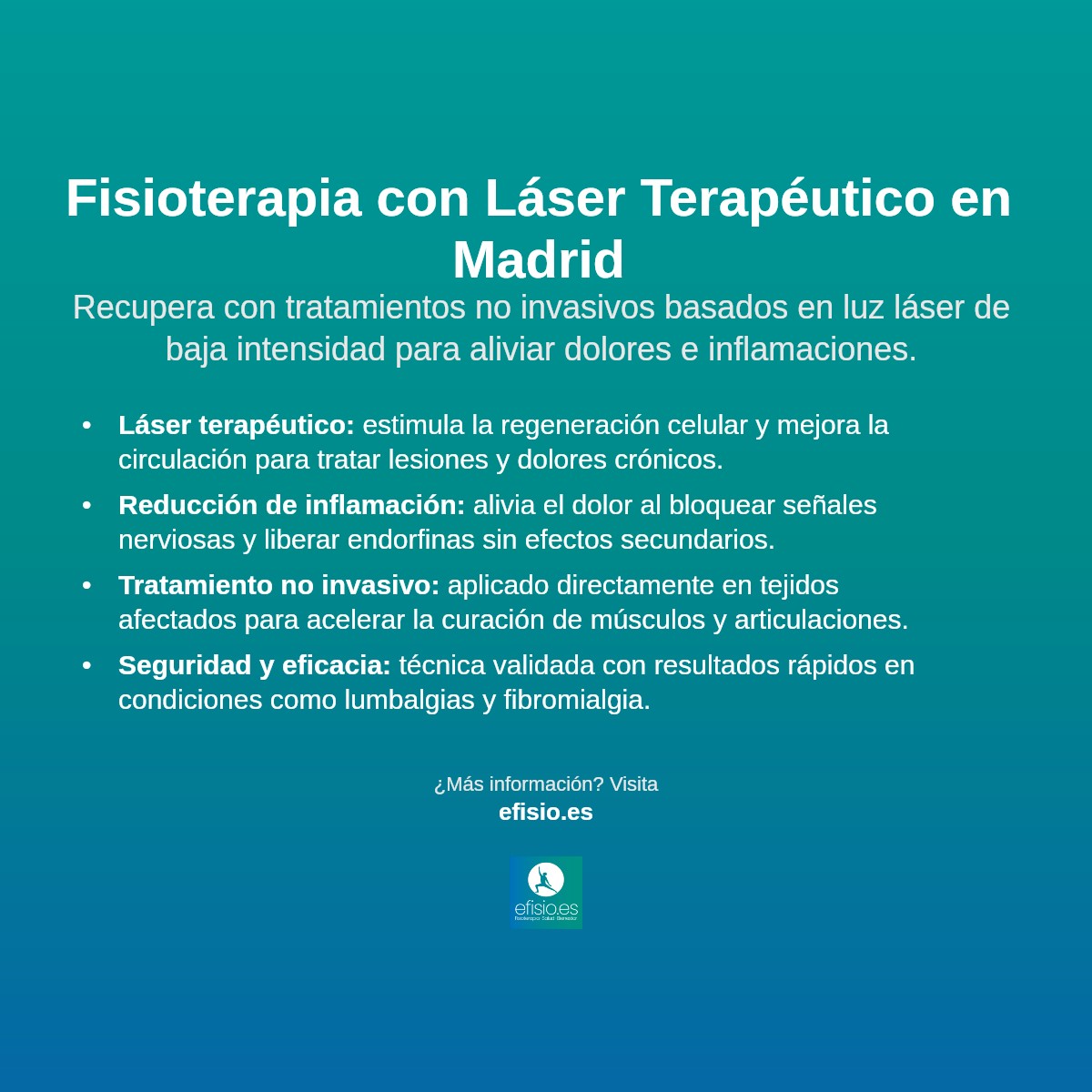 Imagen resumen sobre Láser Terapéutico