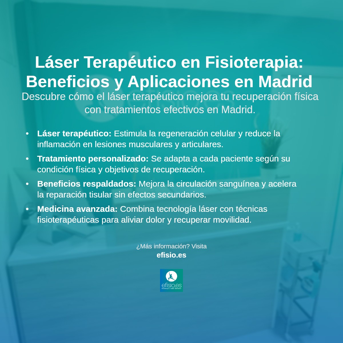 Imagen resumen sobre Láser Terapéutico: Qué es, Indicaciones y Beneficios en Fisioterapia Madrid