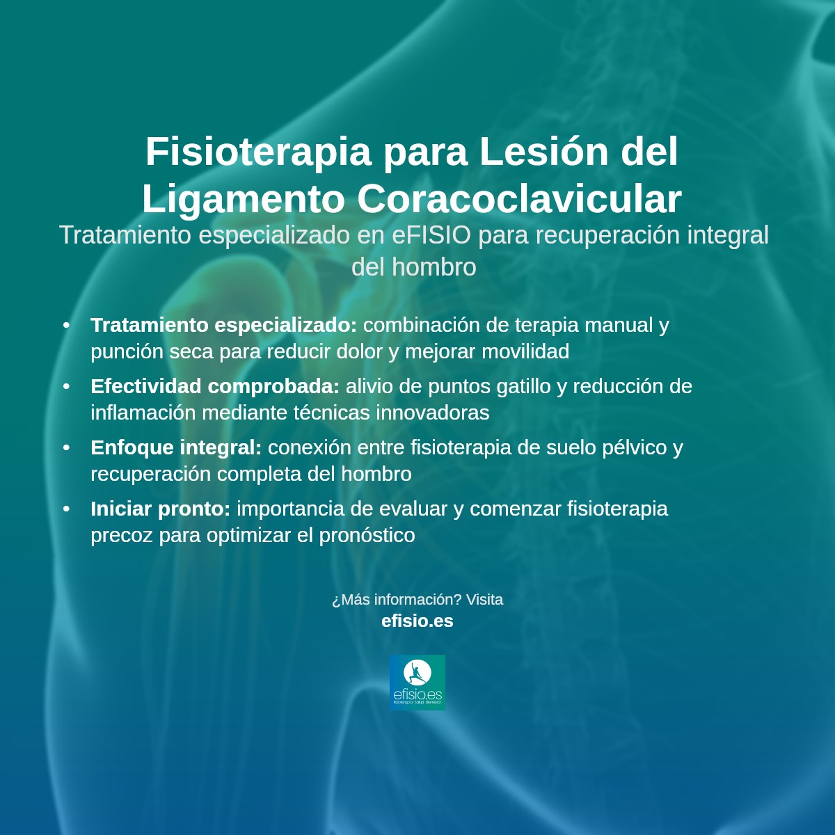 Imagen resumen sobre Lesión del Ligamento Coracoclavicular (Hombro)