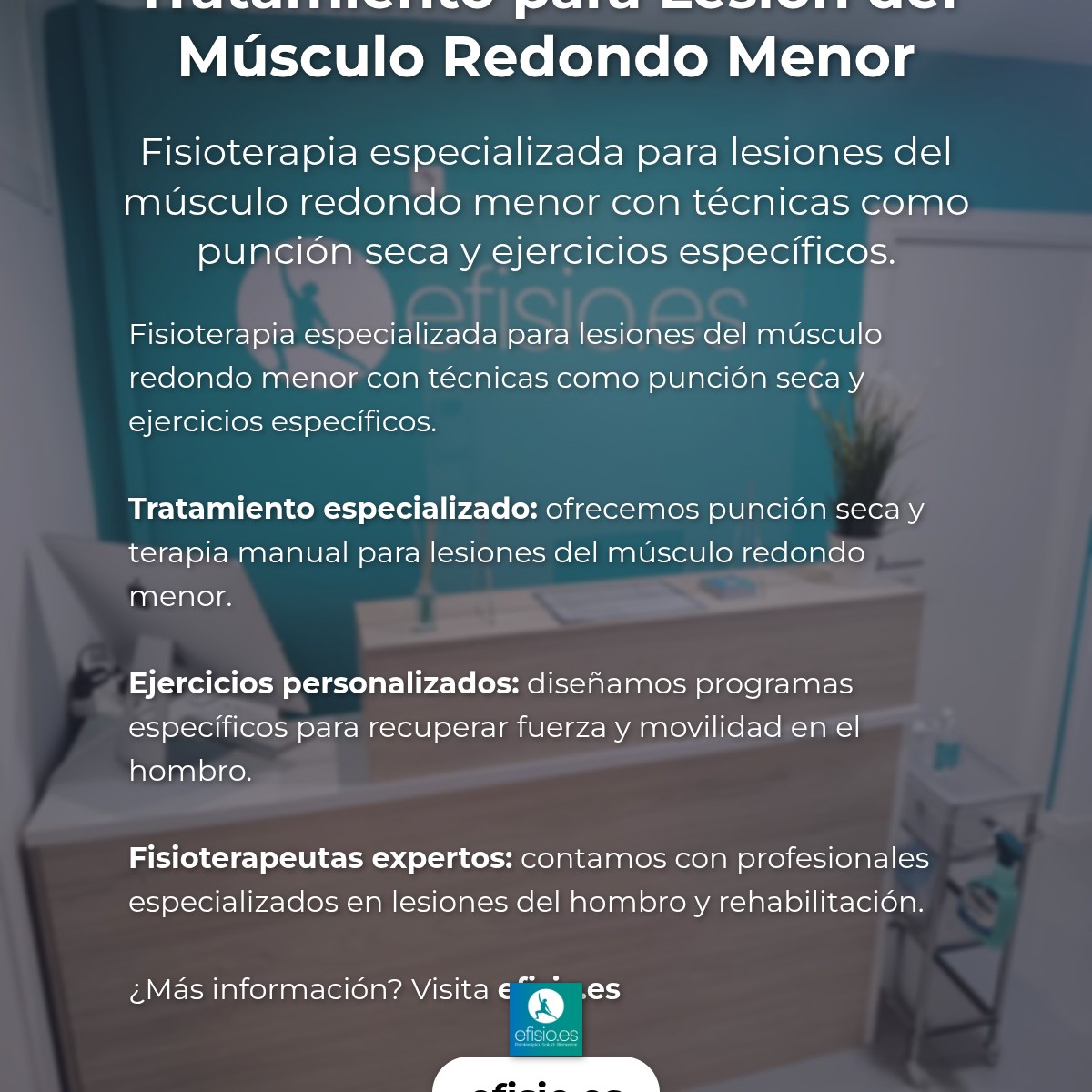 Imagen resumen sobre Lesión del Músculo Redondo Menor