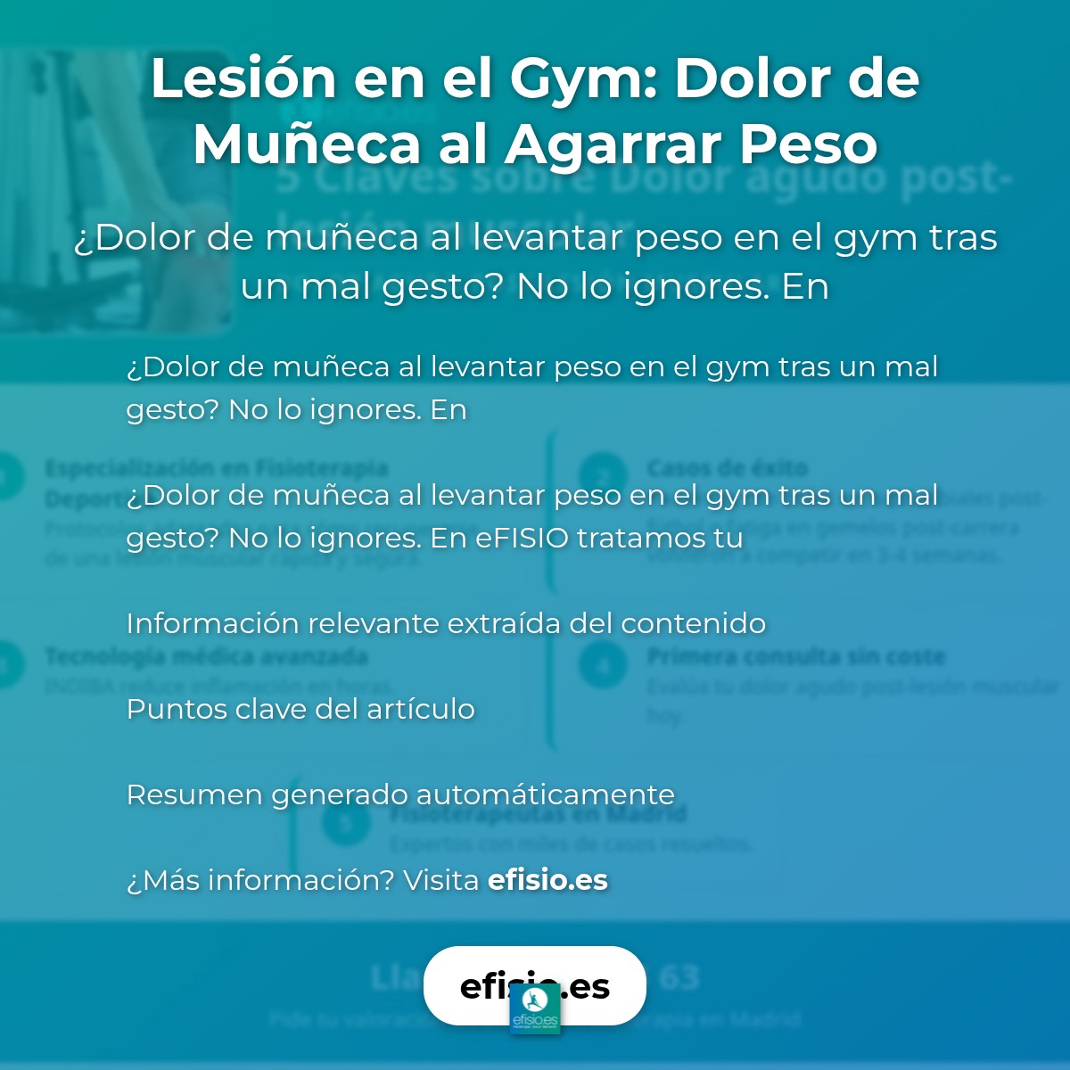 Lesión en el Gym: Dolor de Muñeca al Agarrar Peso