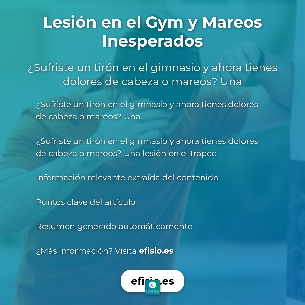 Lesión en el Gym y Mareos Inesperados