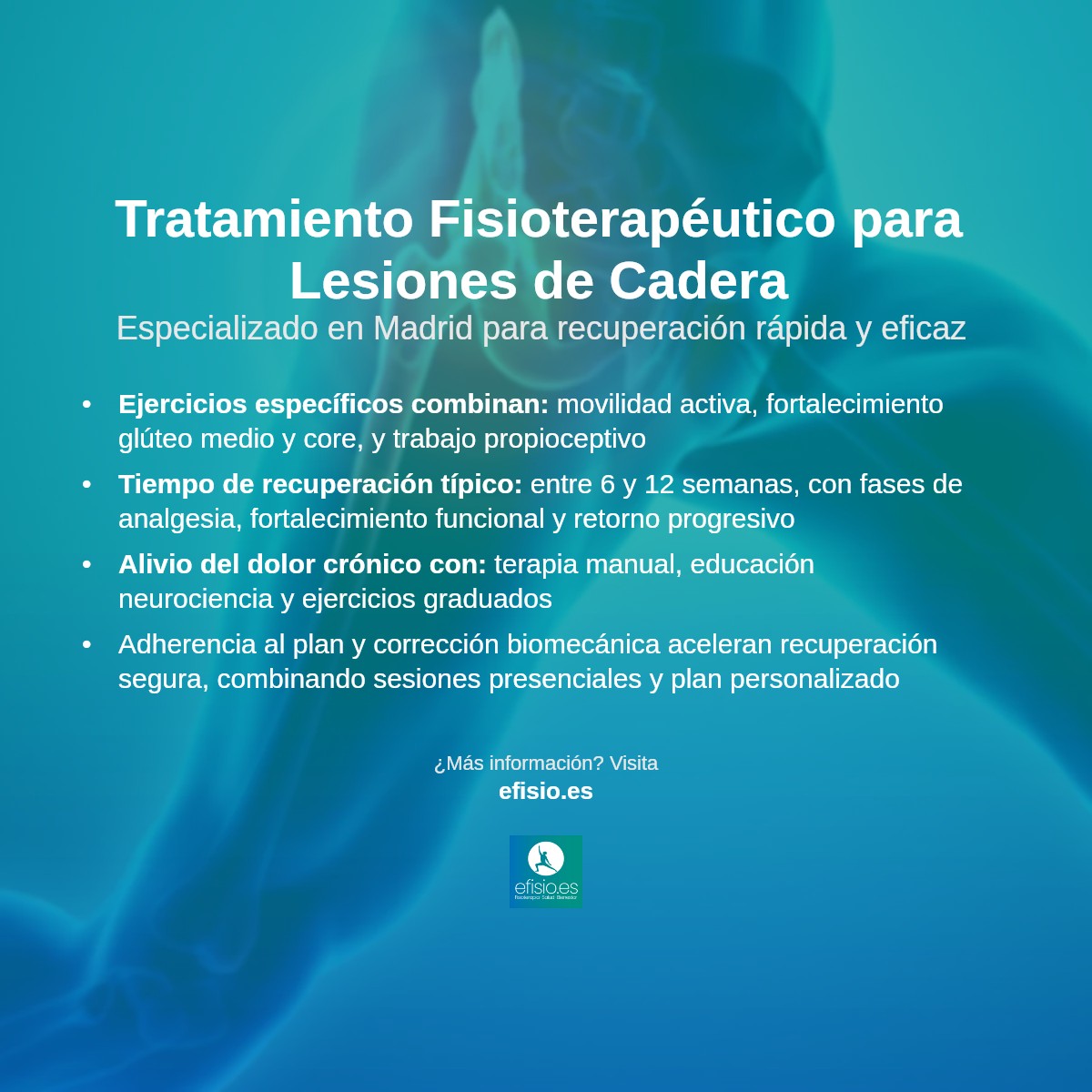 Imagen resumen sobre Lesiones de cadera