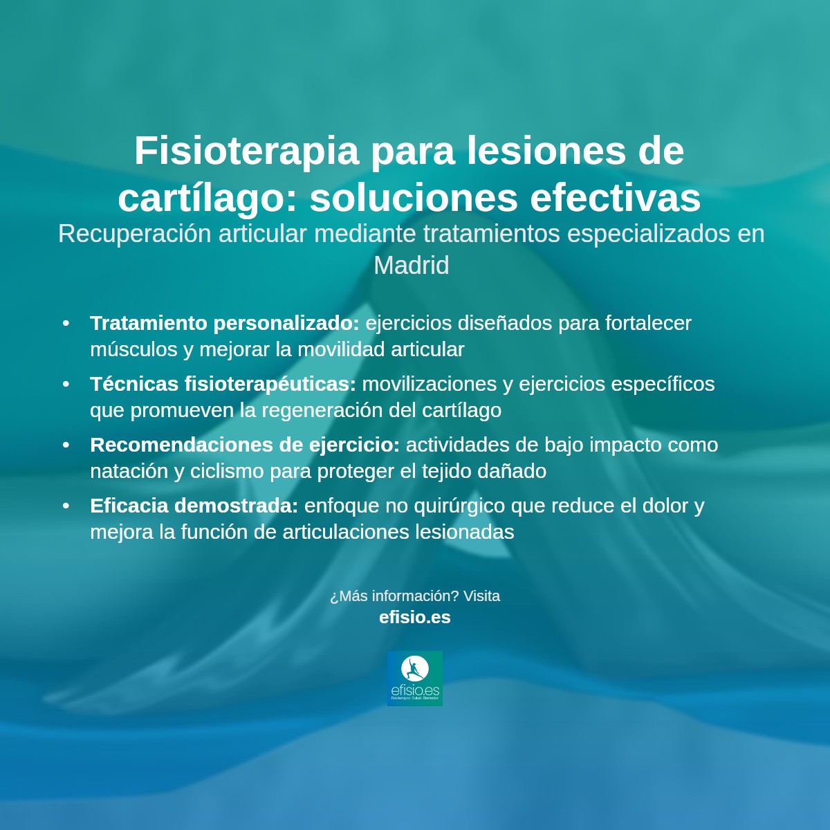 Imagen resumen sobre Lesiones de cartílago