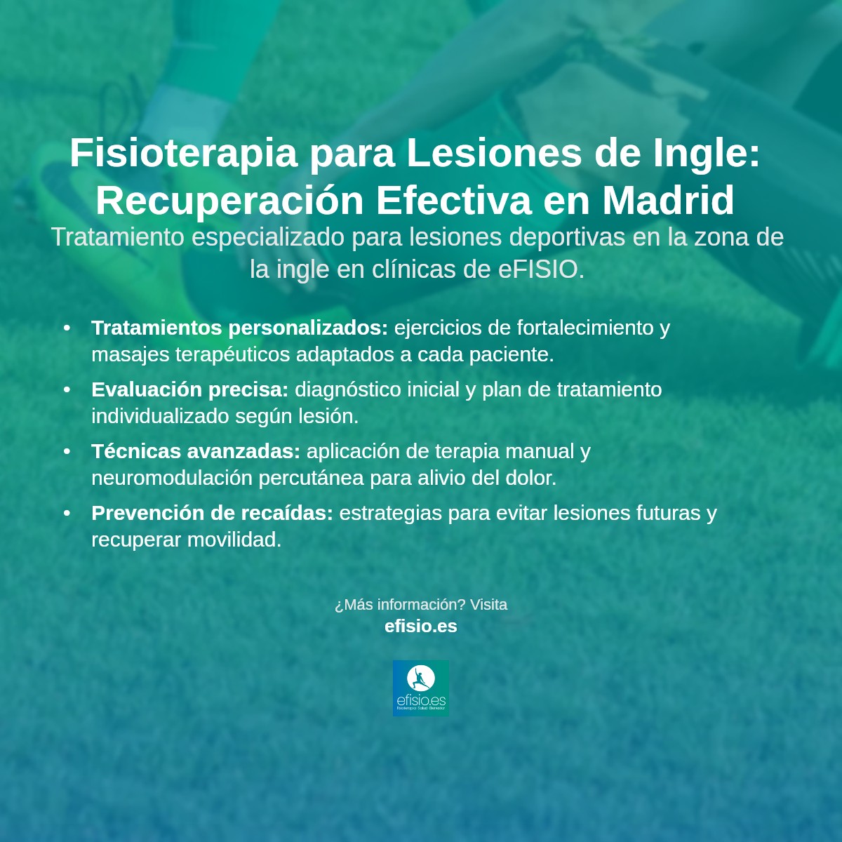 Imagen resumen sobre Lesiones Deportivas en la Ingle