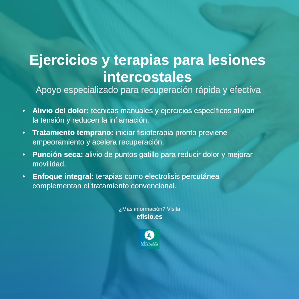 Imagen resumen sobre Lesiones Musculares Intercostales