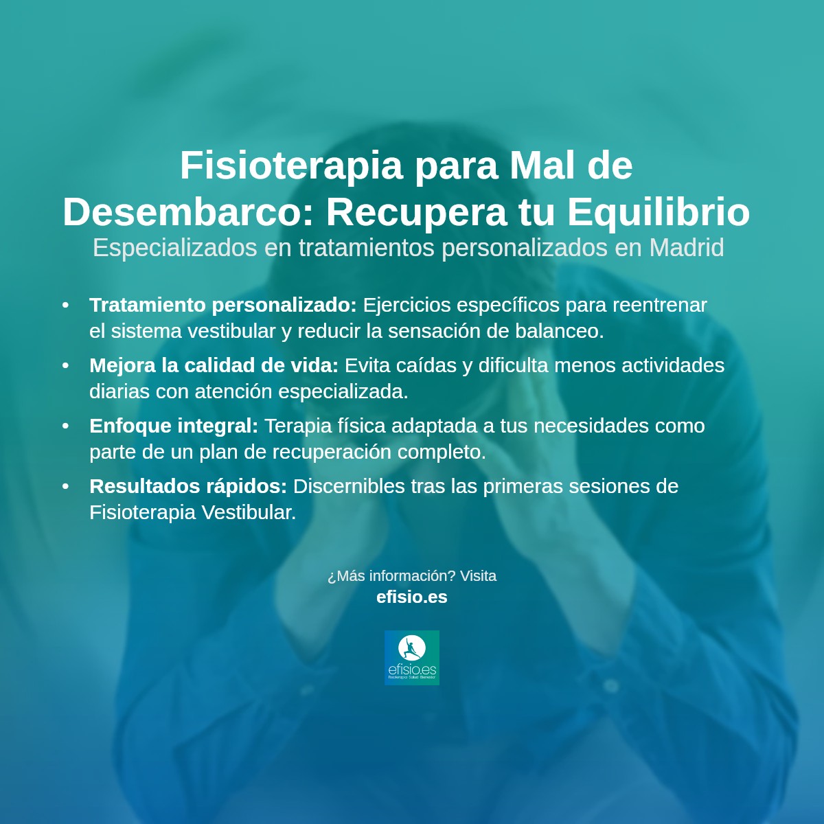 Imagen resumen sobre Mal de Desembarco (sensación persistente de balanceo)